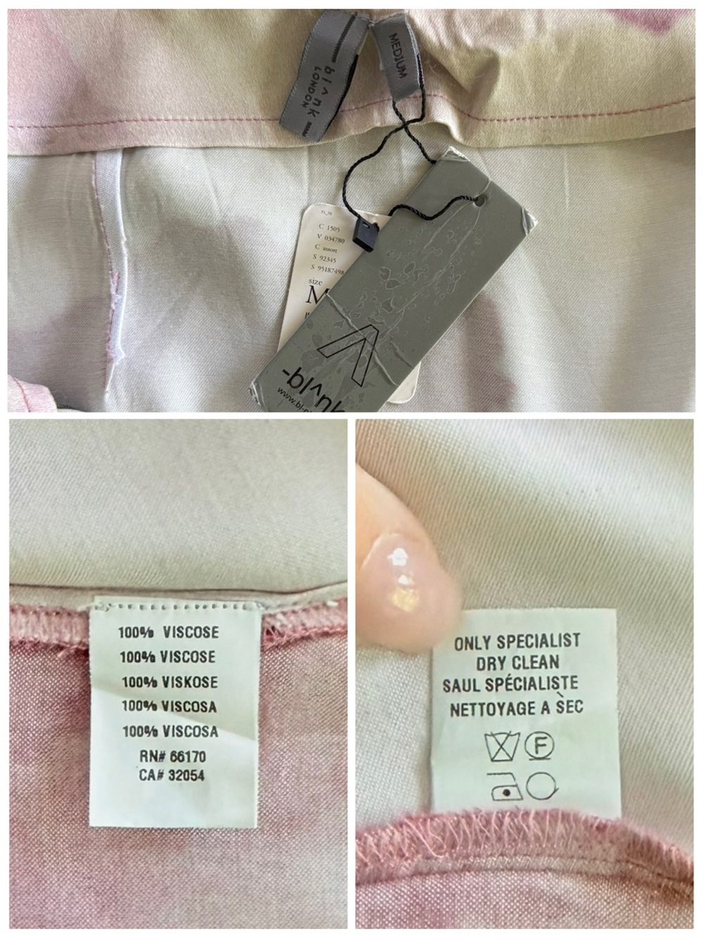 ANTHROPOLOGIE NWT M CONDITIONS APPLY Clania Watercolor Ruffle Trim Maxi Skirt - Picture 6 of 12